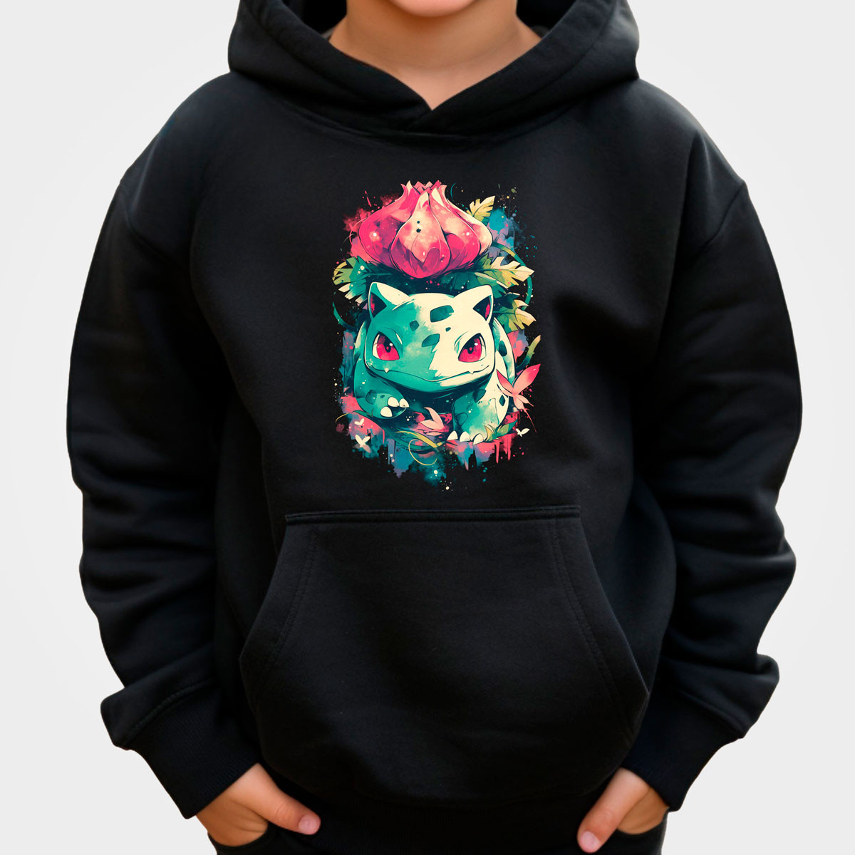 poleron-anime-ni-a-algod-n-batallas-pok-mon-bulbasaur-anime-black-backg