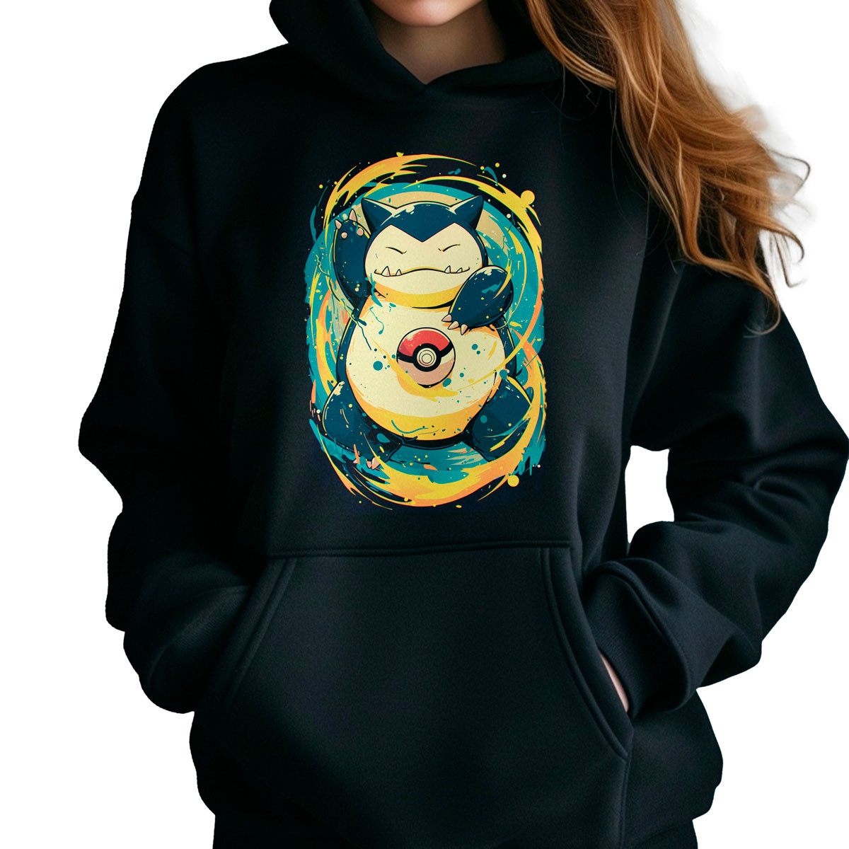 poleron-anime-suave-batalla-snorlax-pokeballs-pok-mon-bla