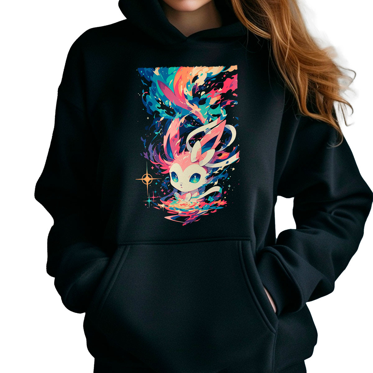 poleron-anime-sylveon-negra-shiny-con-draining-kiss