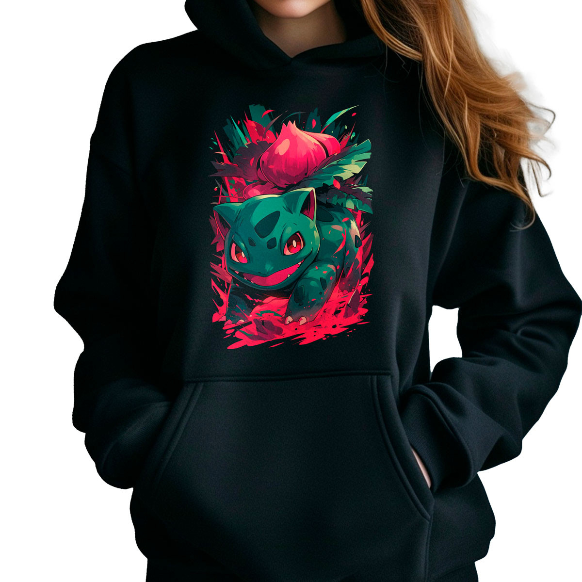 polerones-anime-bulbasaur-con-habilidad-hoja-afilada