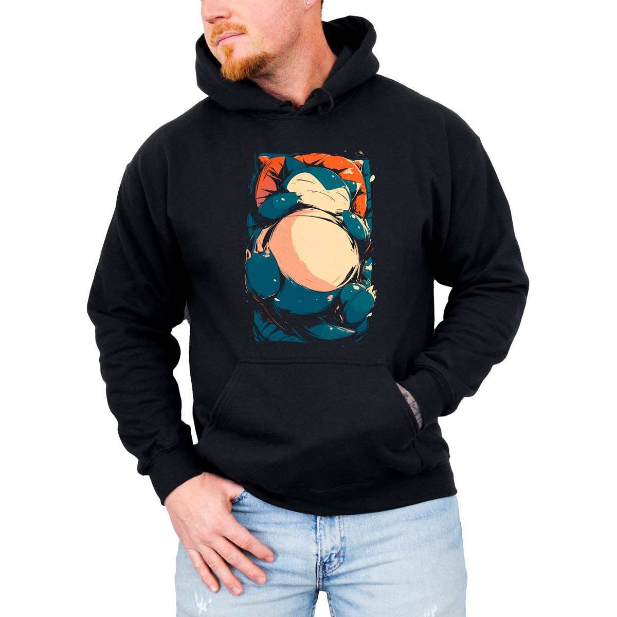 polerones-anime-estampada-entrenador-snorlax-pokemon