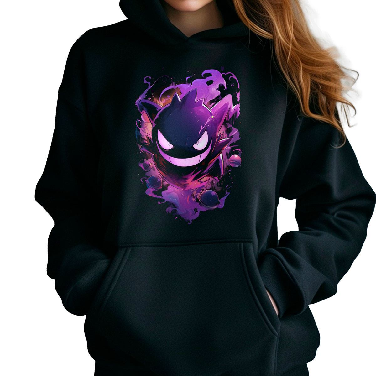 polerones-anime-gastly-pokemon-manga-corta