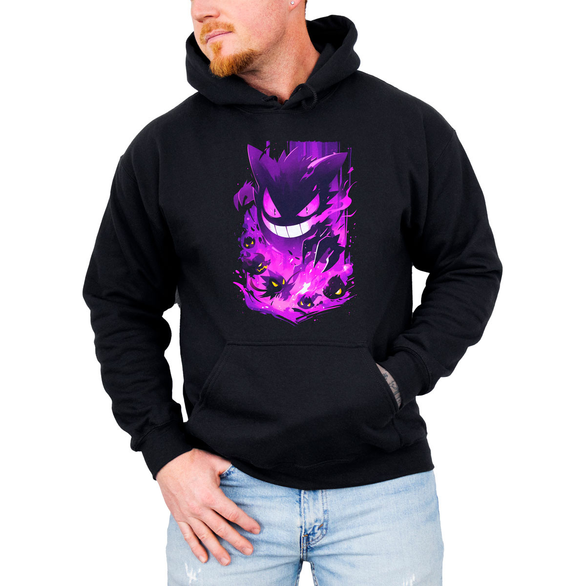 polerones-anime-haunter-cute-entrenador-manga-corta