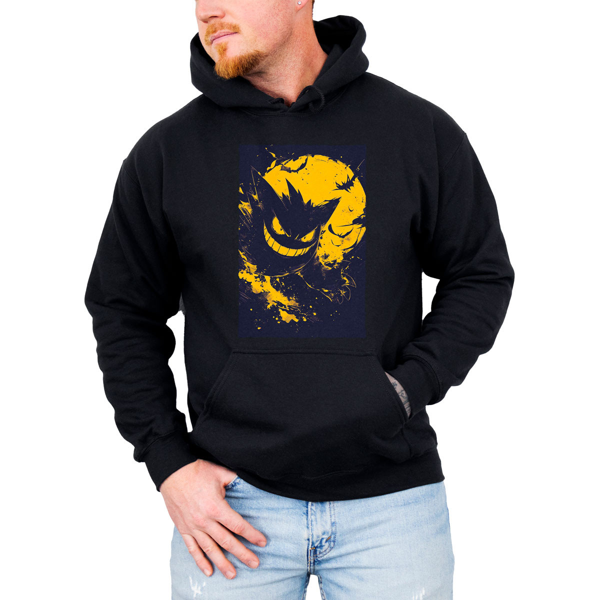 polerones-anime-hombre-estampada-frontal-gengar-y-luna-pok-mon
