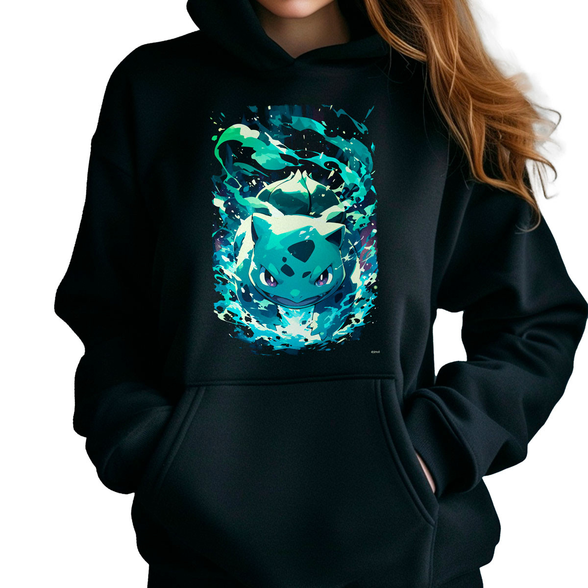 polerones-anime-mujer-algodon-shiny-bulbasaur-battle-pok-mon