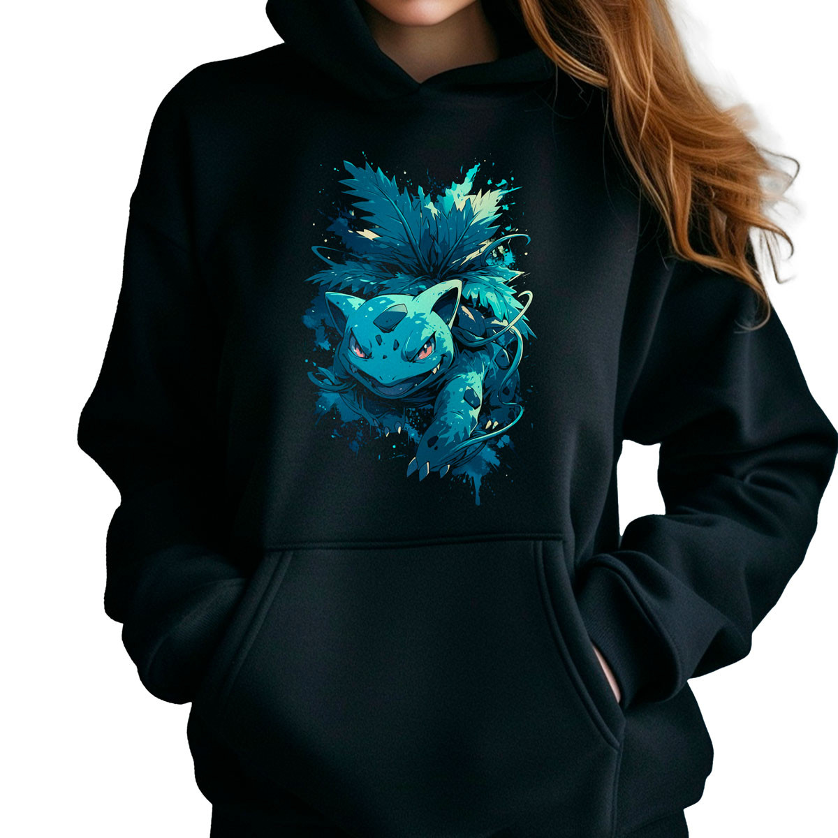 polerones-anime-mujer-batalla-de-ivysaur-pok-mon
