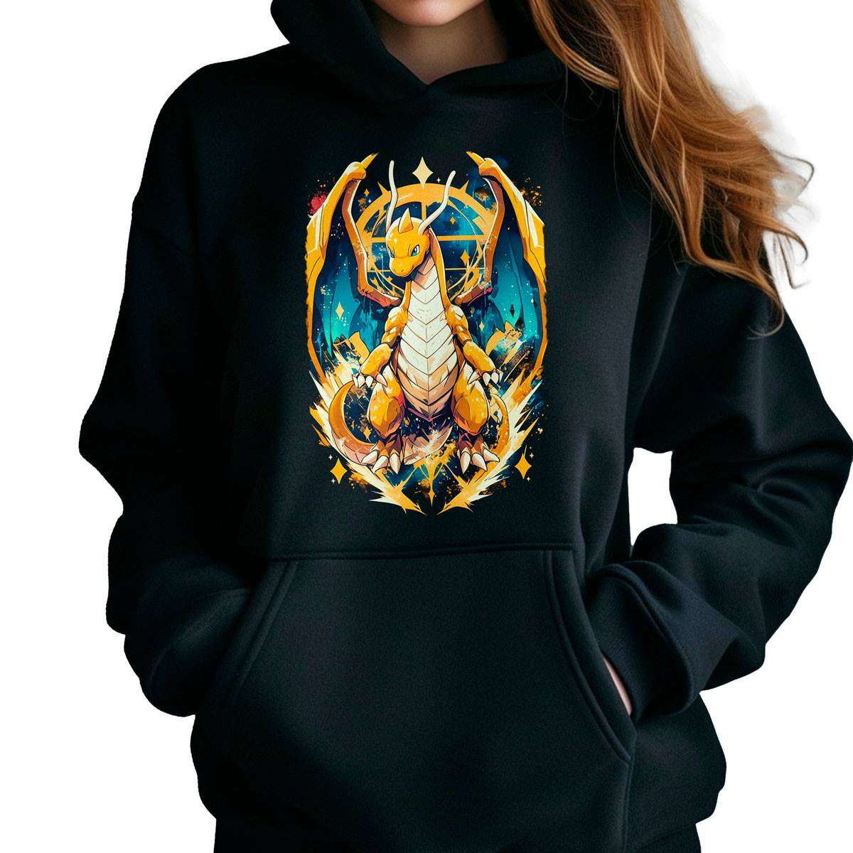 polerones-anime-mujer-con-dise-o-dragonite-pok-mon-en-negro