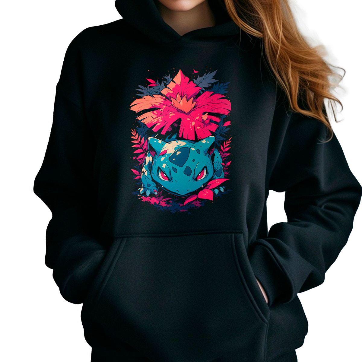 polerones-anime-mujer-dise-o-venusaur-batalla-anime-negro-fondo-33