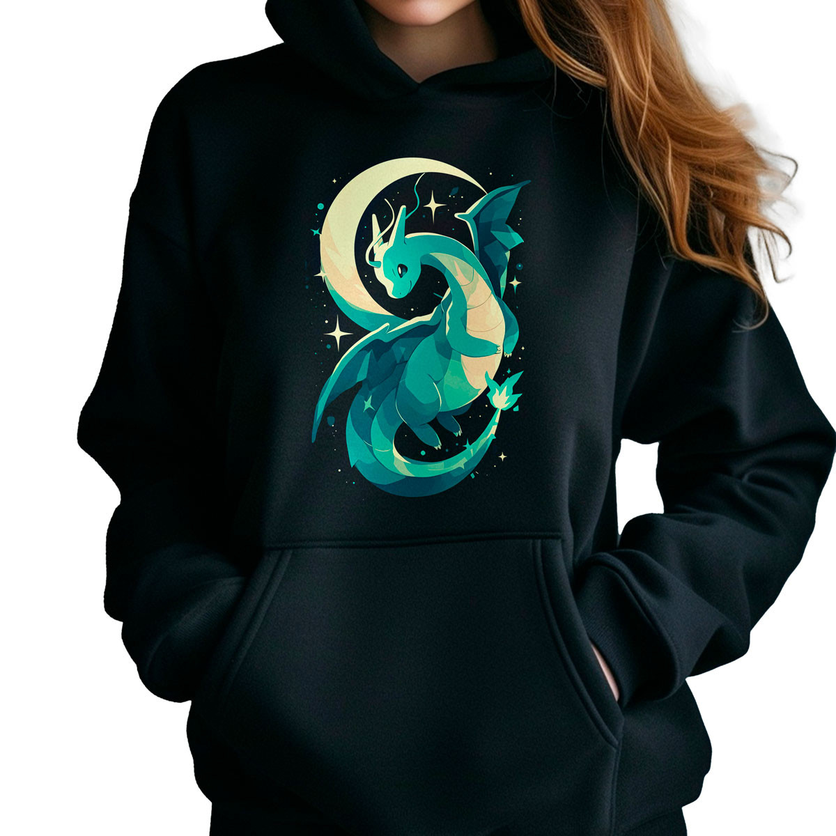 polerones-anime-mujer-dragonite-y-luna-pok-mon-anime