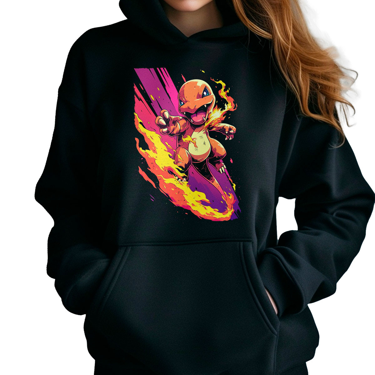 polerones-anime-mujer-entrenador-charmander-flamethrower