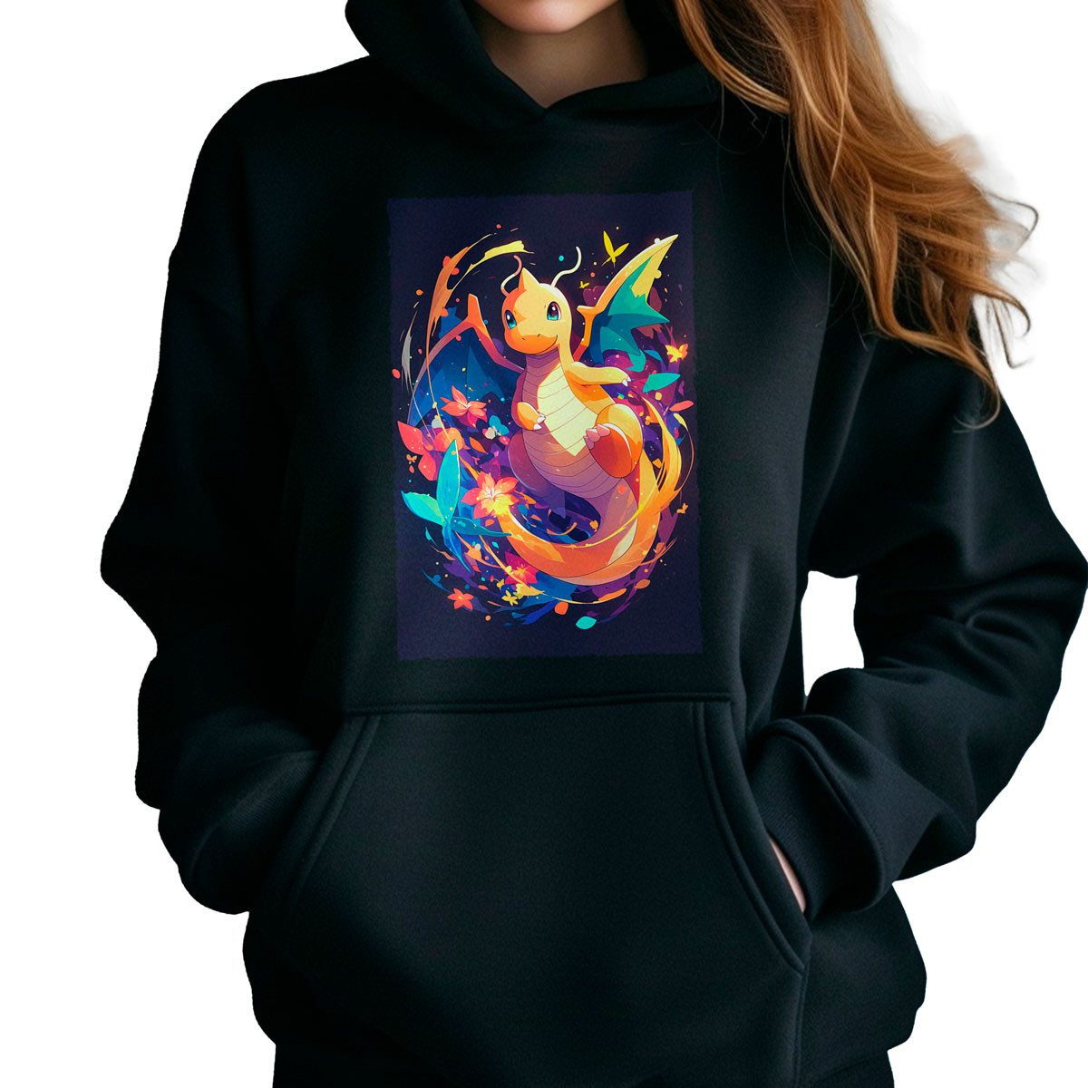 polerones-anime-mujer-entrenador-dragonite-shiny