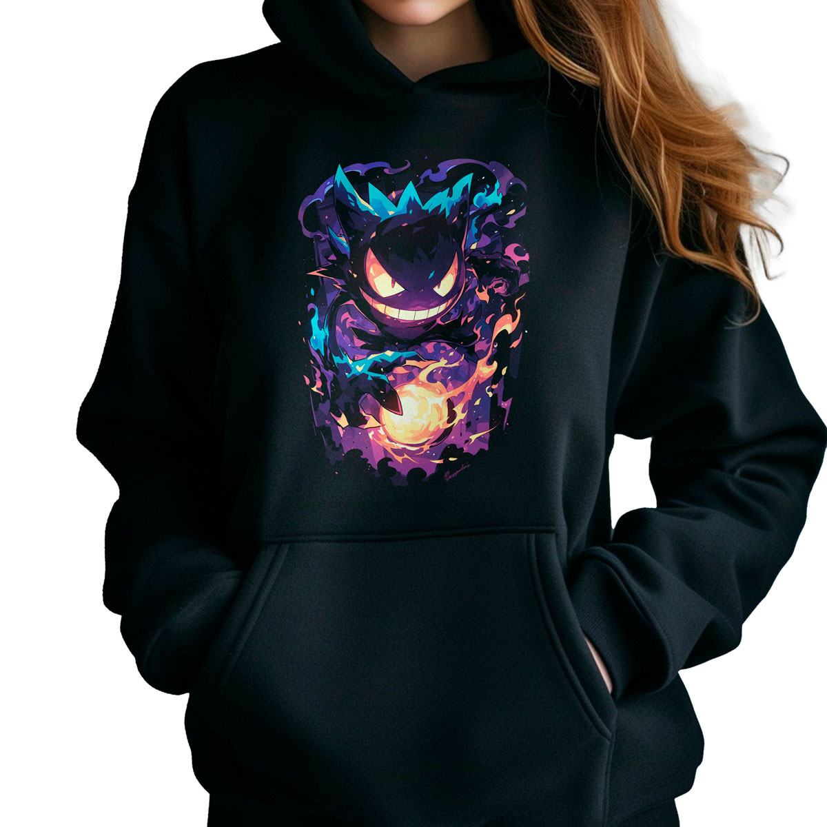 polerones-anime-mujer-estampada-frontal-gastly-shadow-ball