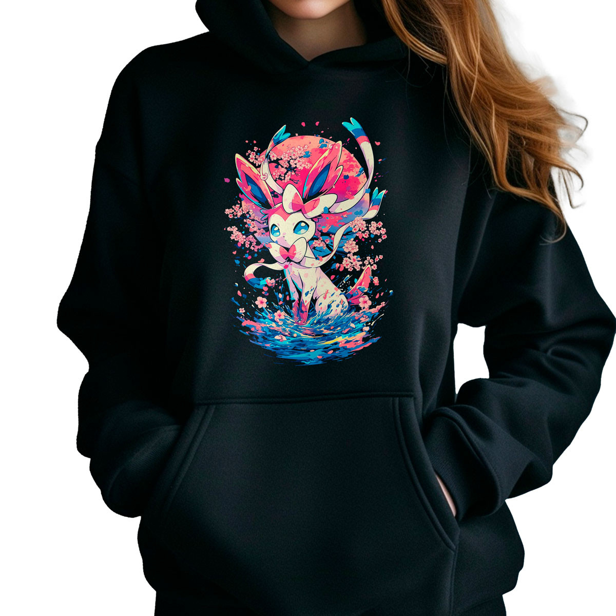 polerones-anime-mujer-estampada-frontal-sylveon-cerezo-pok-mon