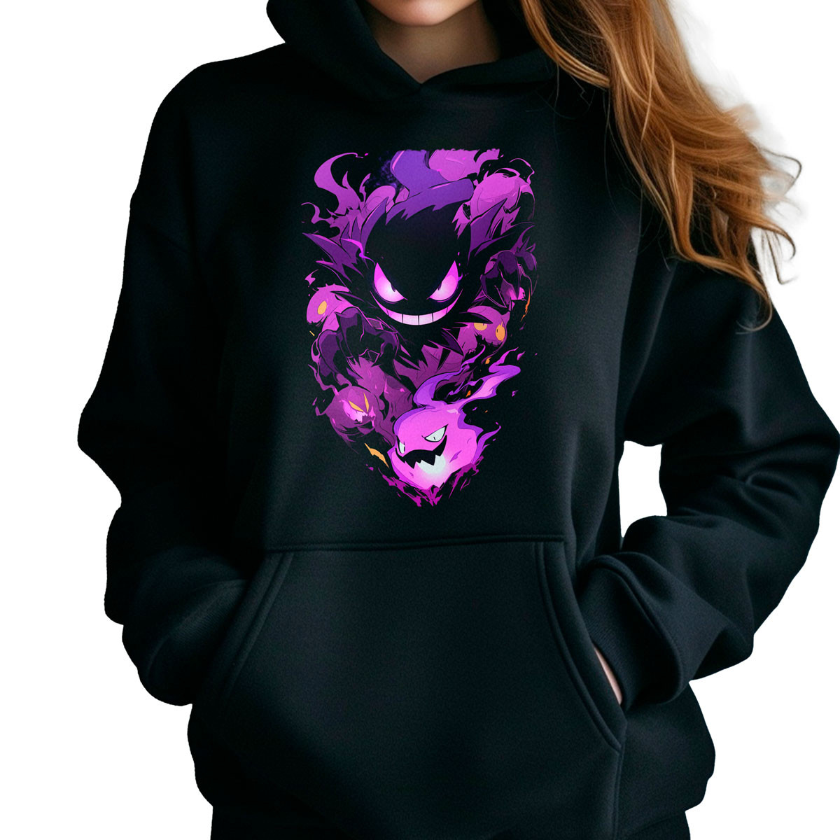 polerones-anime-mujer-estampada-gastly-glowing