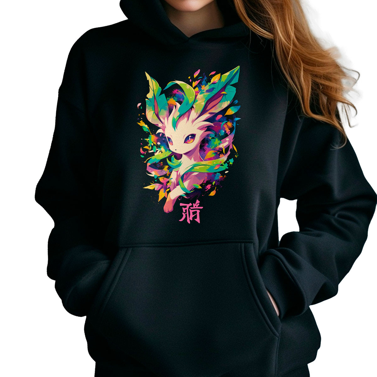 polerones-anime-mujer-estilo-leafeon-ink-pok-mon