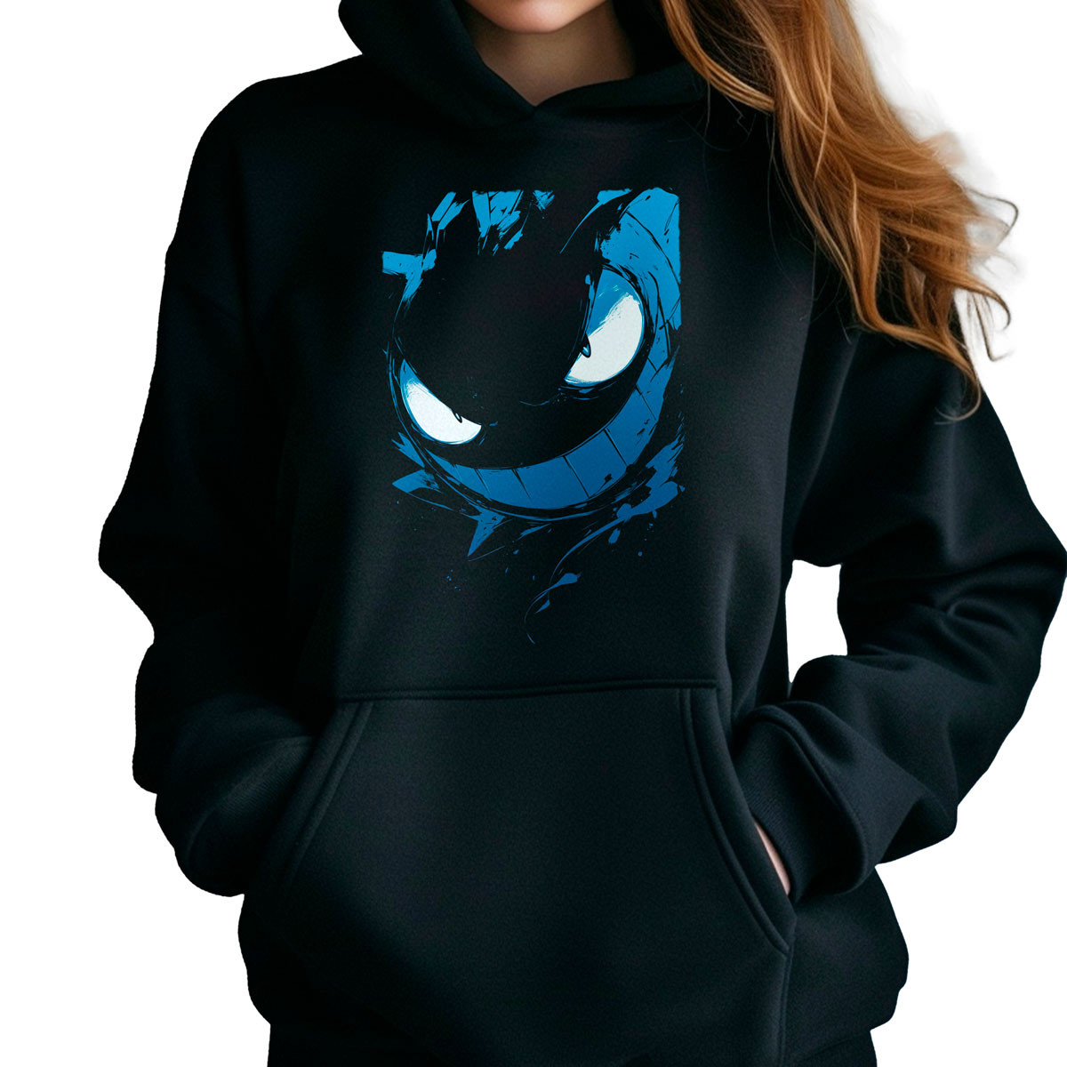 polerones-anime-mujer-gastly-pok-mon-manga-corta