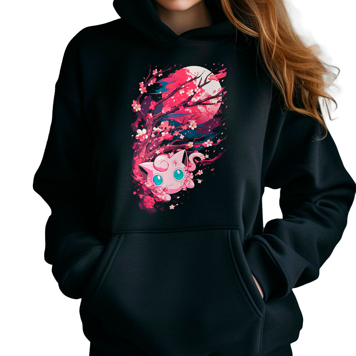 polerones-anime-mujer-jigglypuff-cherry-blossoms