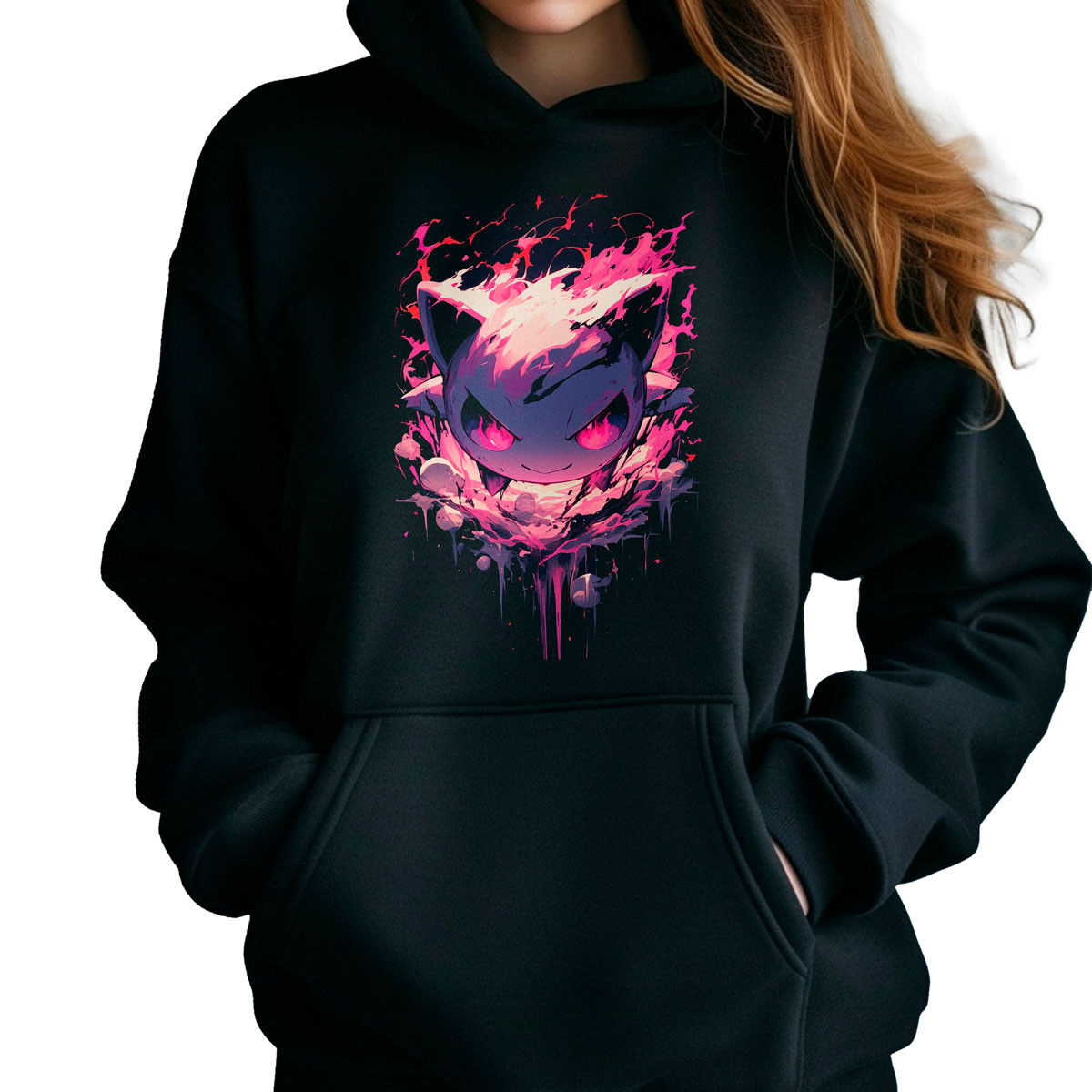 polerones-anime-mujer-jigglypuff-dark-manga-corta
