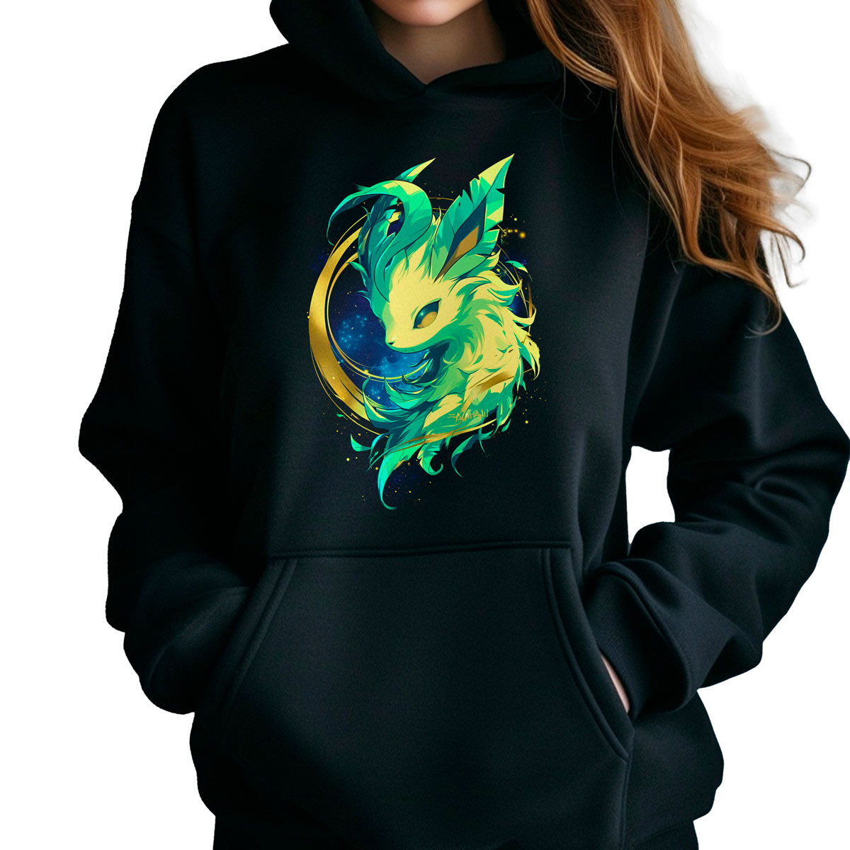 polerones-anime-mujer-leafeon-shiny-pokemon-anime