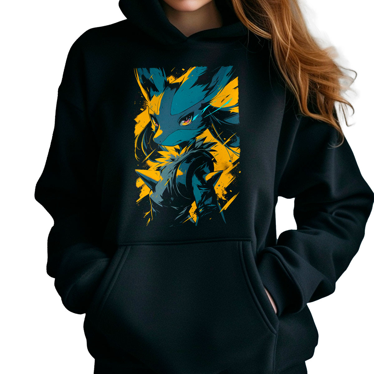 polerones-anime-mujer-lucario-face-closeup