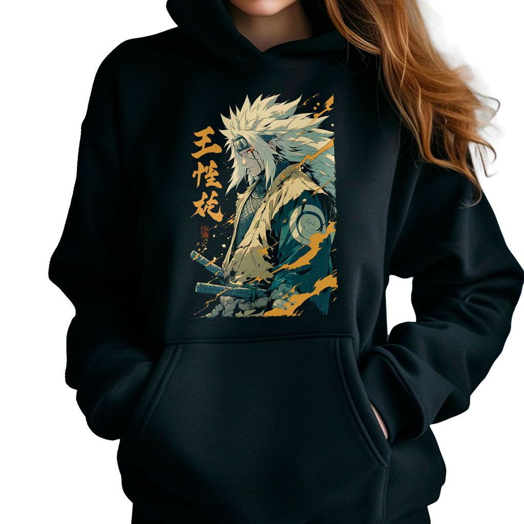 polerones-anime-mujer-negro-kunai-jiraiya-sensei-naruto-shippuden