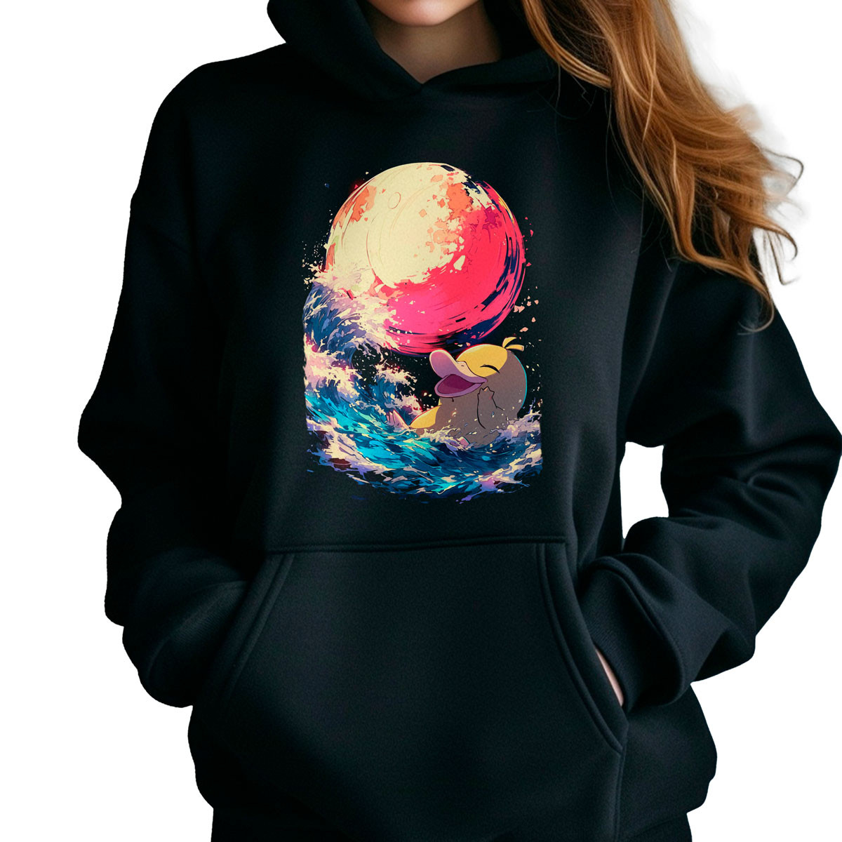 polerones-anime-mujer-psyduck-y-luna-brillante