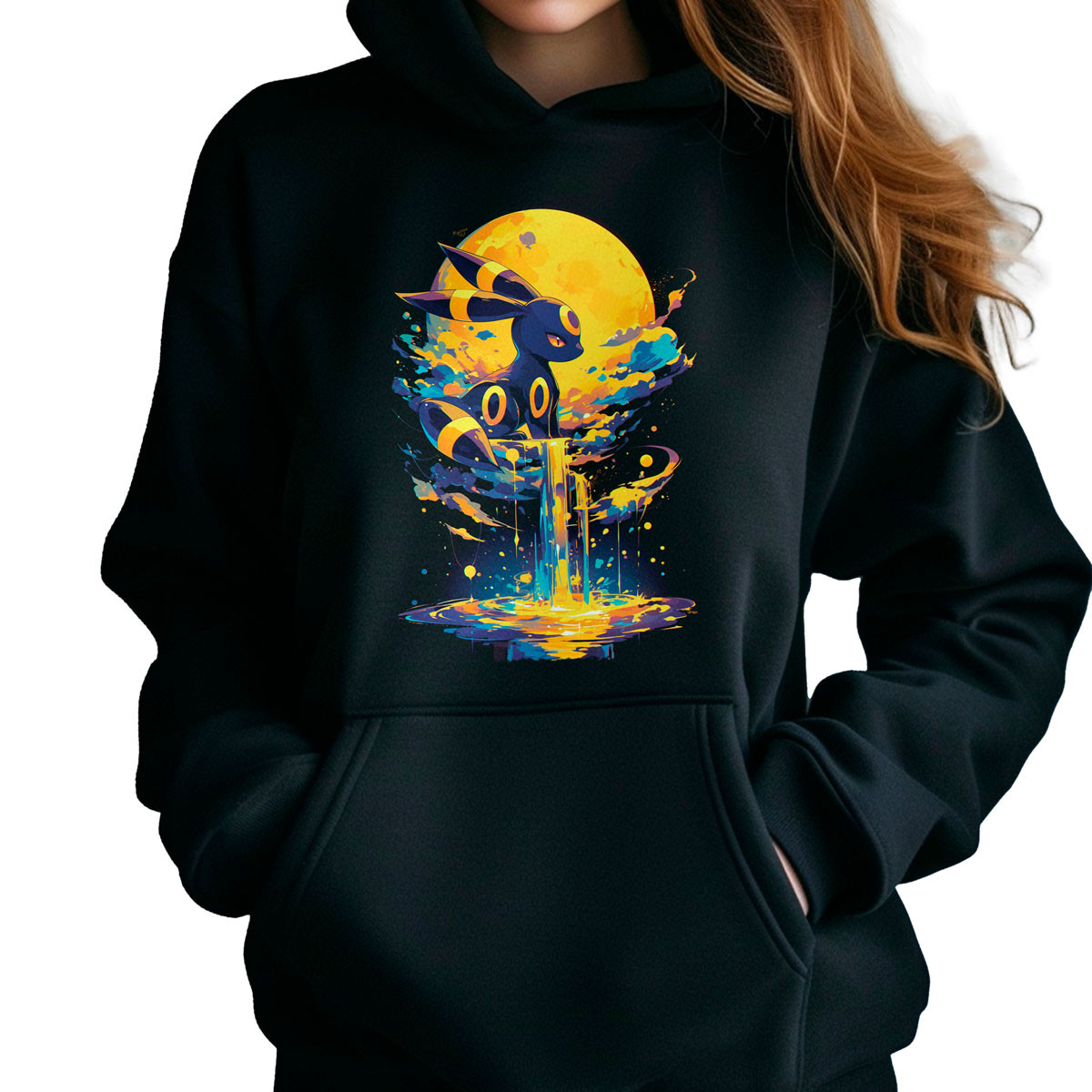 polerones-anime-mujer-silueta-umbreon-pok-mon