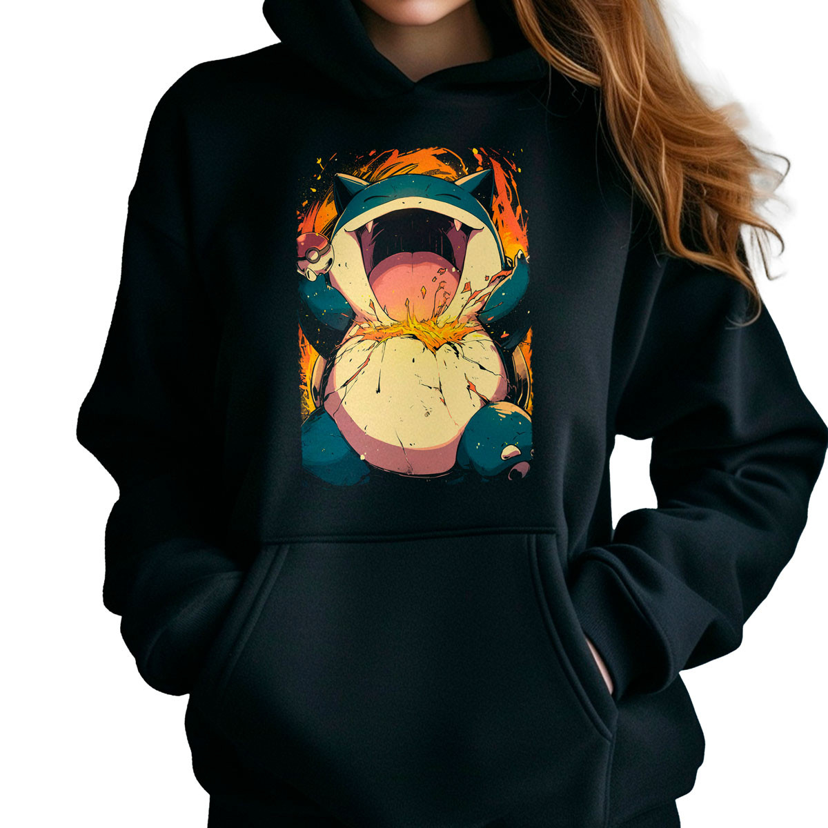 polerones-anime-mujer-snorlax-con-capucha