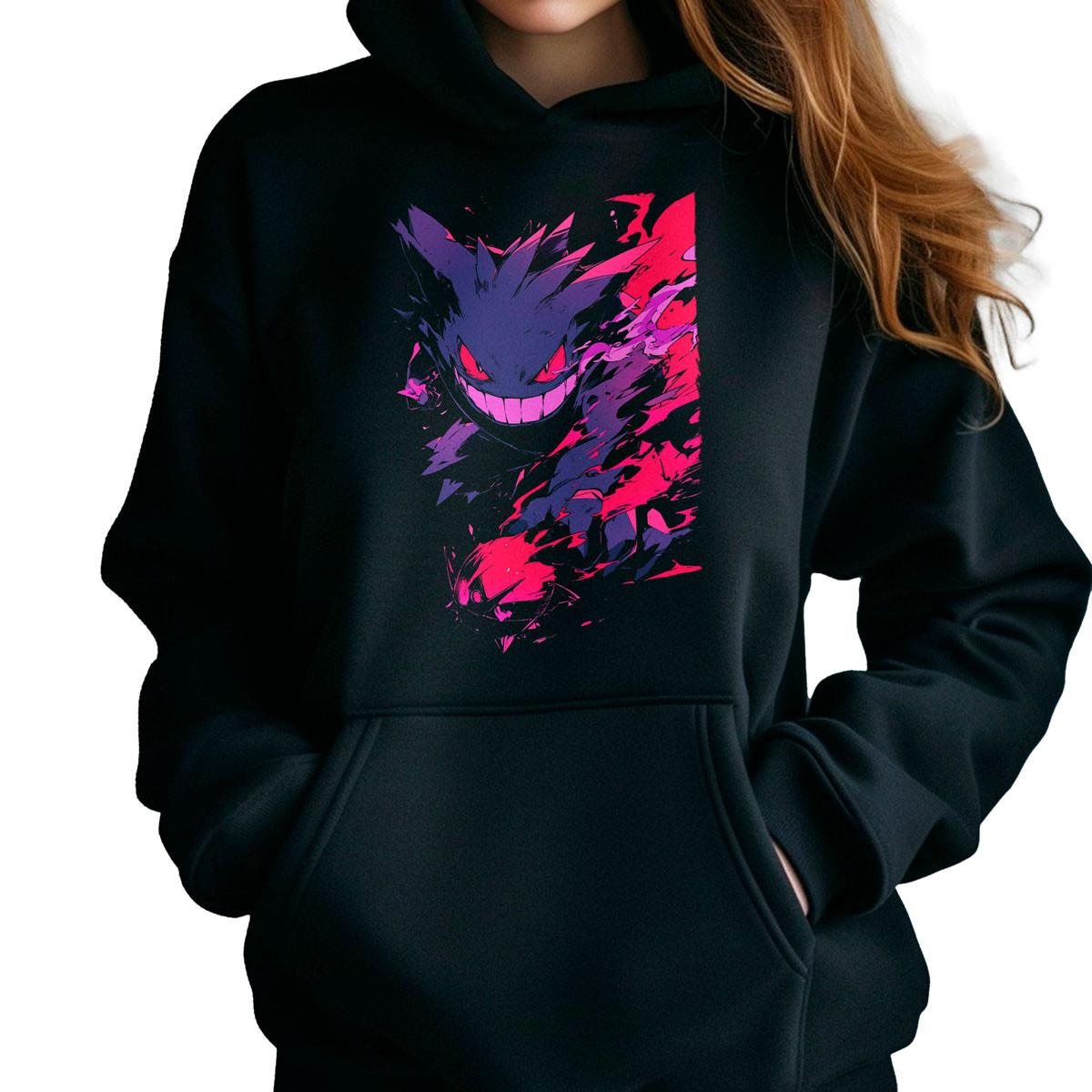 polerones-anime-mujer-suave-gym-gengar-hex-anime-brillante