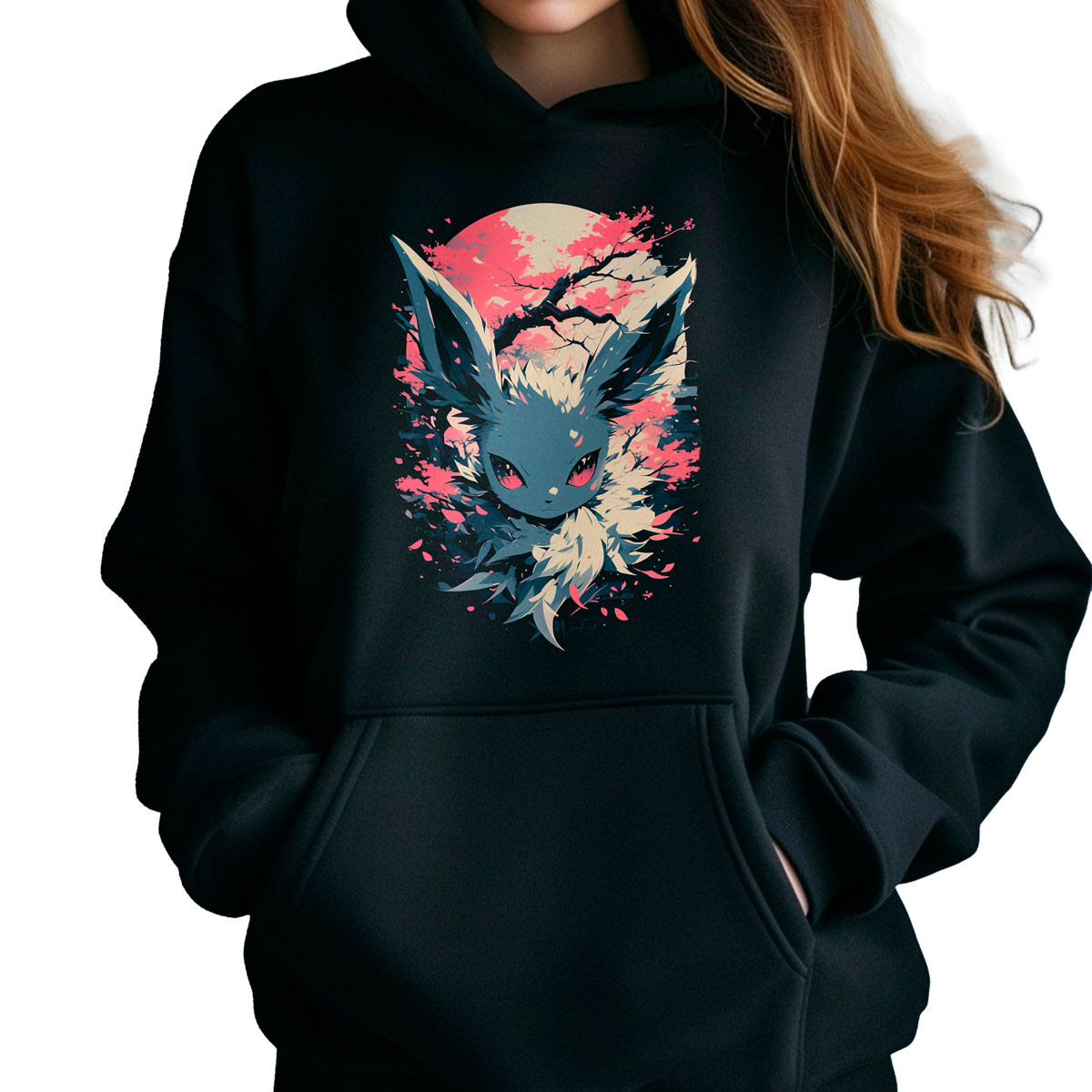 polerones-anime-mujer-sudadera-batalla-eevee-pokemon-anime
