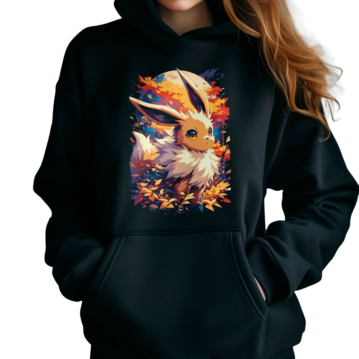 polerones-anime-mujer-sudadera-batallas-pok-mon-eevee-pok-mon-negro