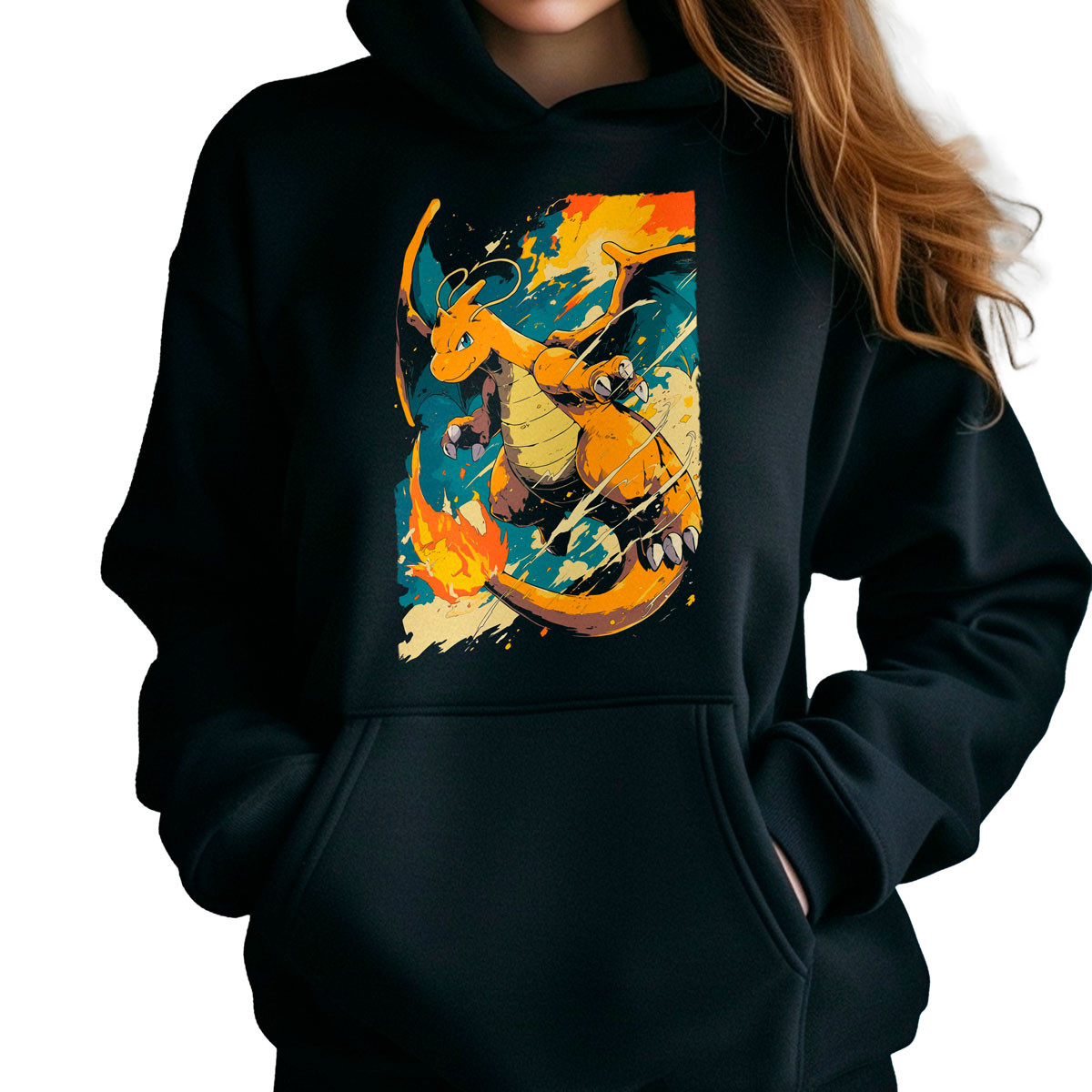 polerones-anime-mujer-sudadera-entrenador-dragonite-fire-punch
