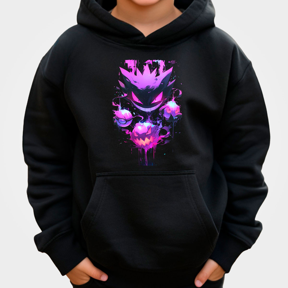 polerones-anime-negro-batalla-haunter-pokeballs-pokemon-anime-bla