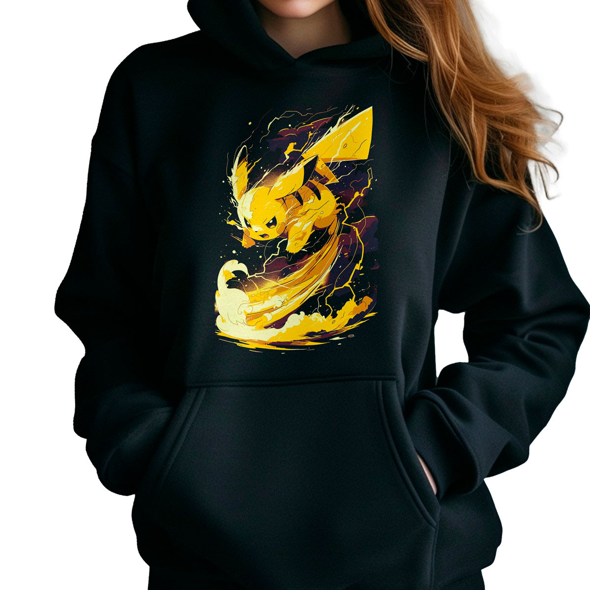polerones-anime-pikachu-rayo-trueno-manga-corta