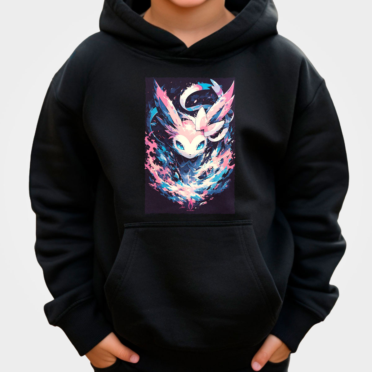 polerones-anime-sylveon-pokemon-negro