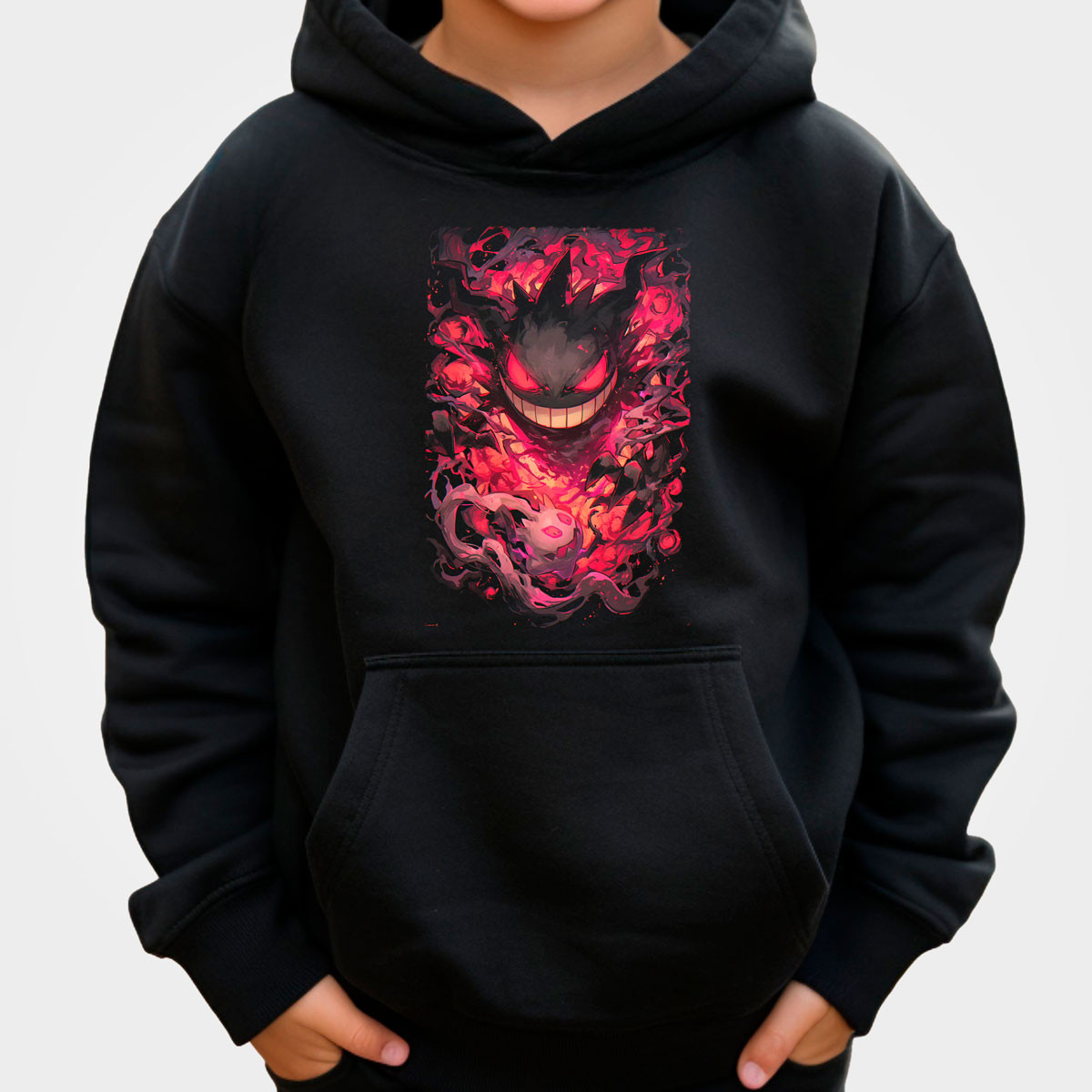 polerones-anime-unisex-gastly-sketch-anime-black