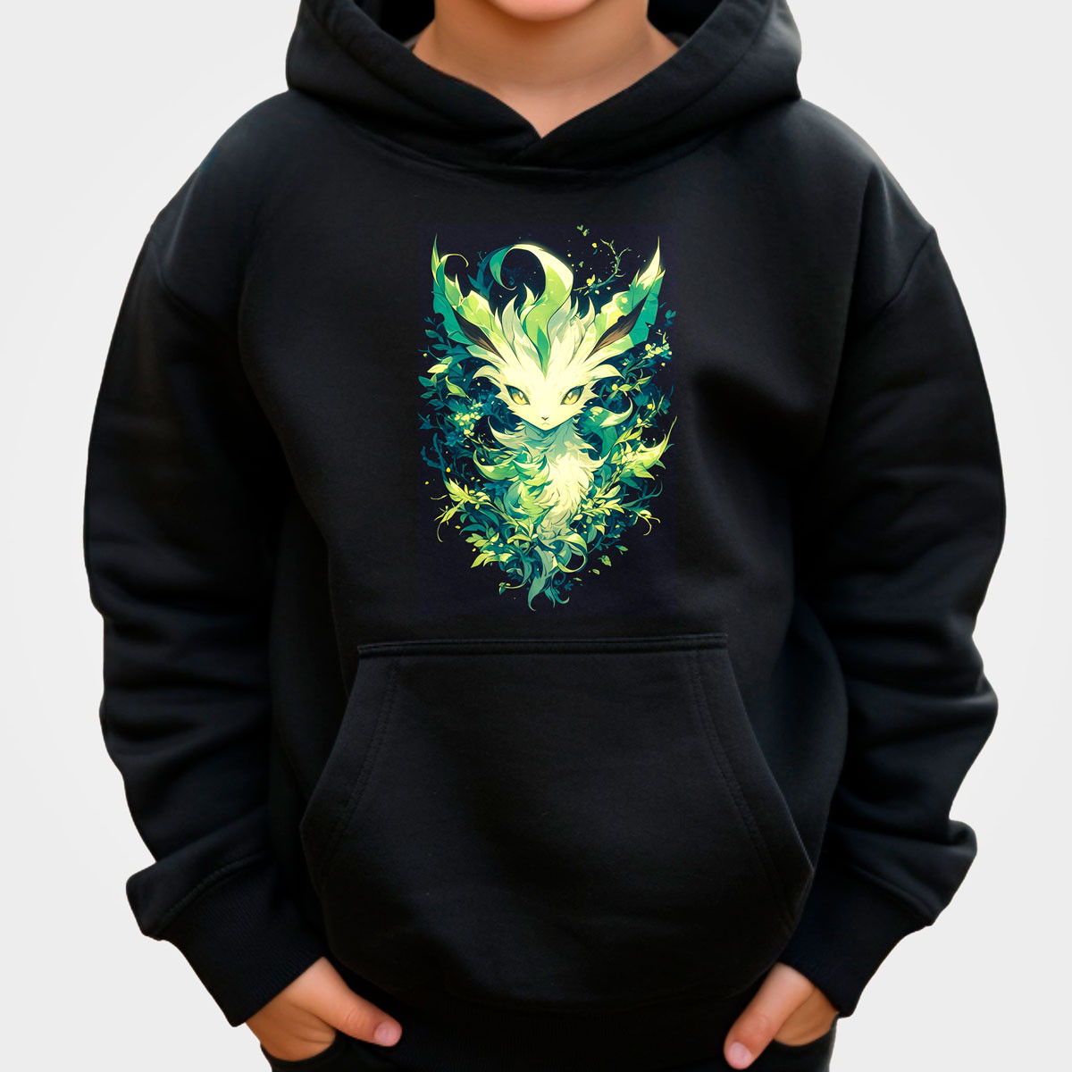 polerones-anime-unisex-leafeon-batalla-con-capucha