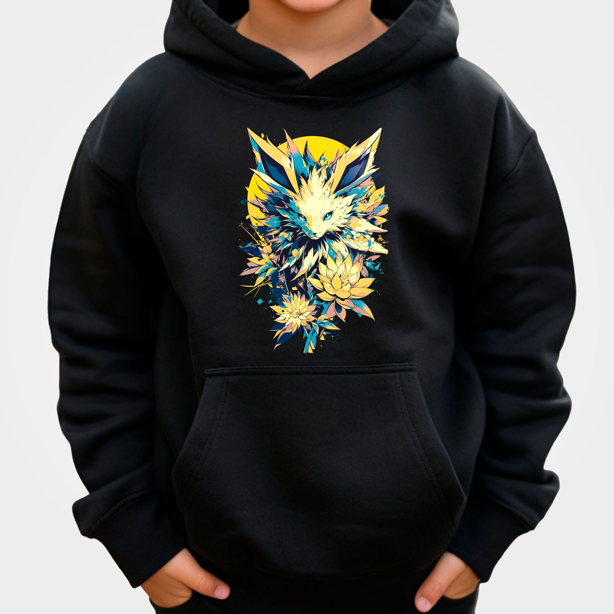polerones-anime-unisex-sudadera-entrenador-jolteon-pok-mon