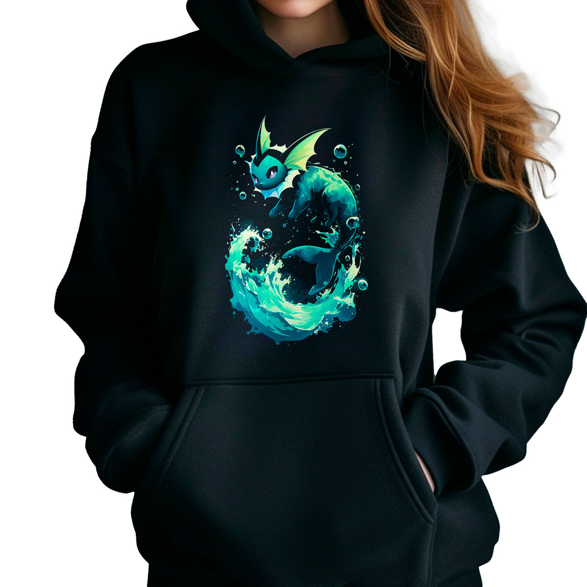 polerones-anime-vaporeon-bubbles-manga-corta