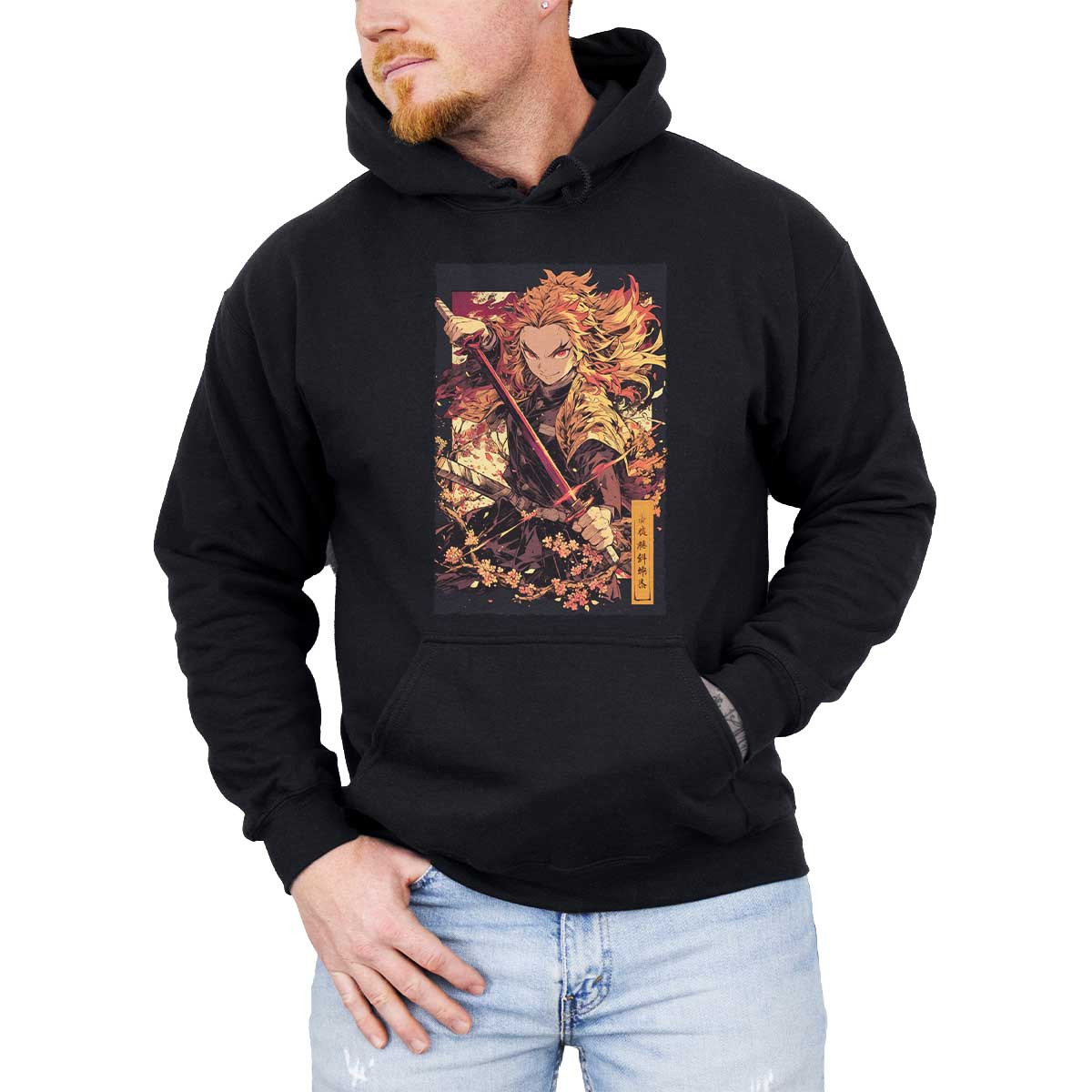 canguro-anime-hombre-protagonismo-design-akaza-negro-demon-slayer