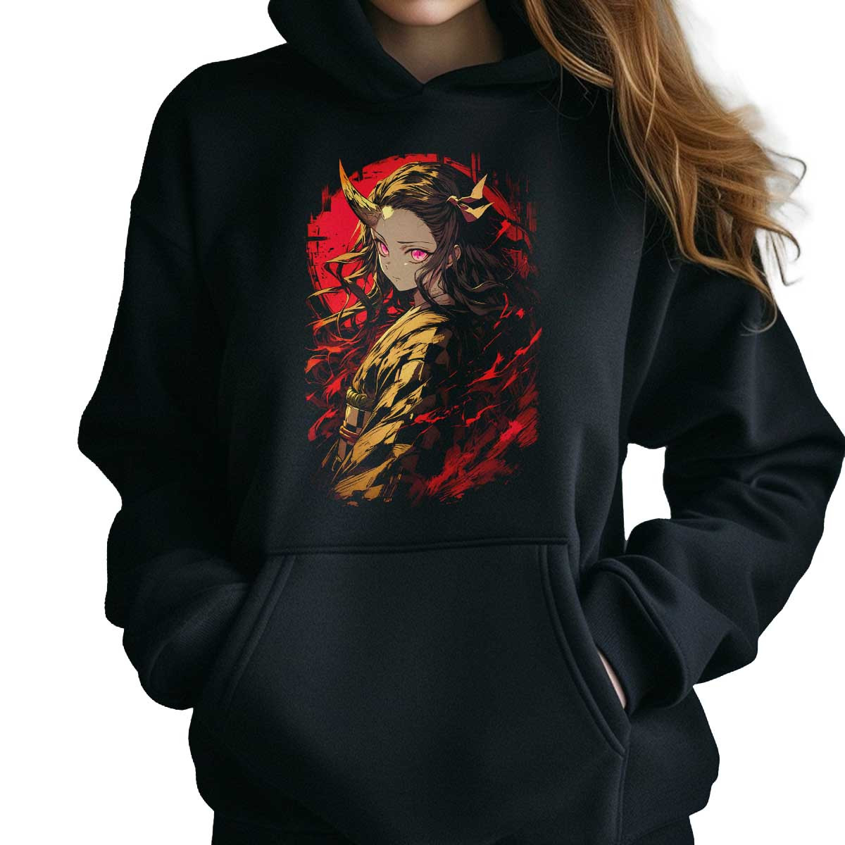 canguro-anime-mujer-nezuko-kamado-demon-slayer