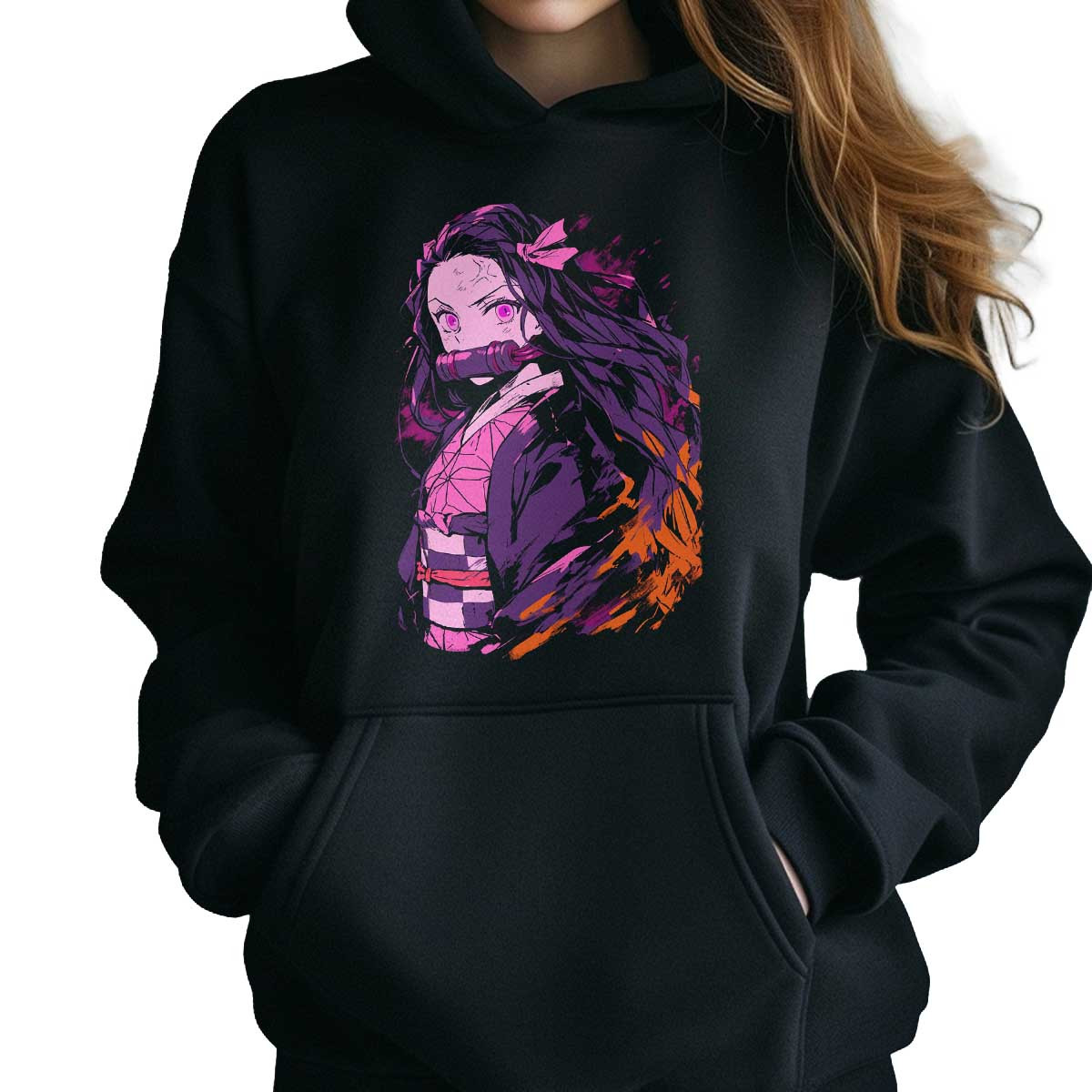 canguro-anime-mujer-nezuko-kamado-furia-demon-slayer