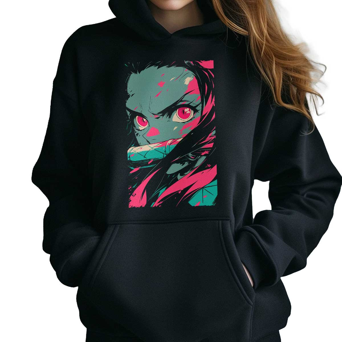 canguro-anime-mujer-nezuko-kamado-ojos-de-cerca