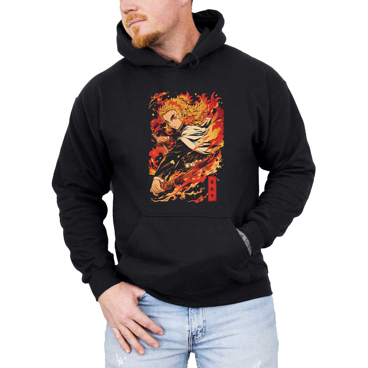 canguro-anime-negro-multicolor-kyojuro-rengoku-fire-demon-sla