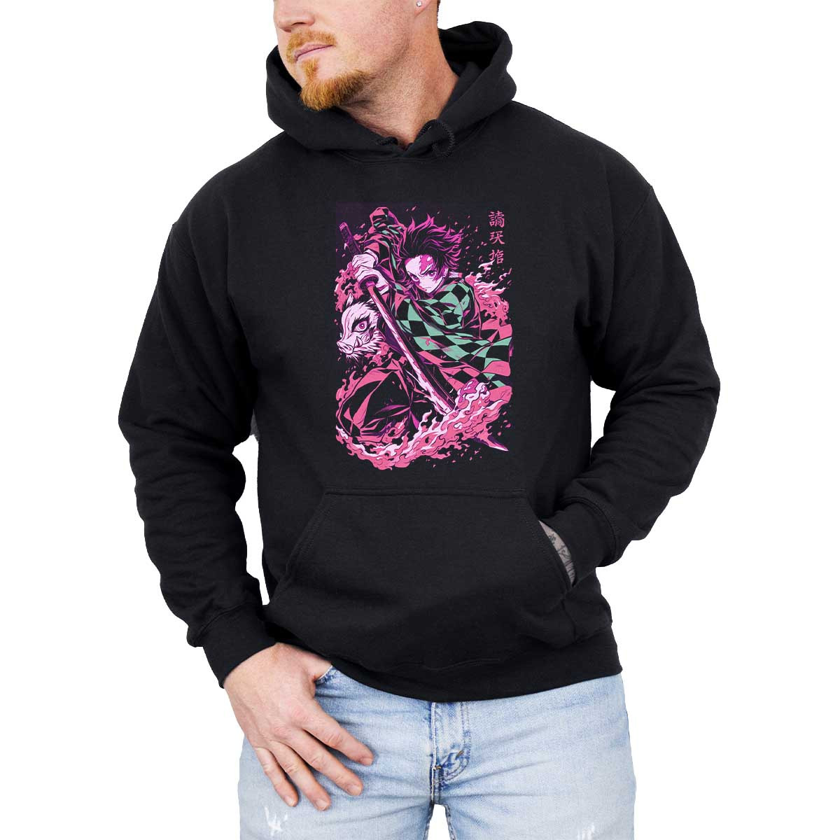 canguro-anime-suave-con-dise-o-lineal-de-tanjiro-kamado