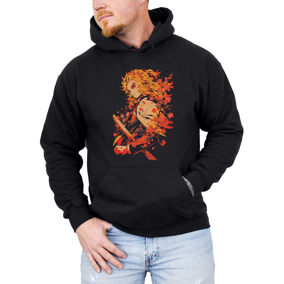 canguro-anime-suave-refinado-kyojuro-rengoku-flores-de-cerezo
