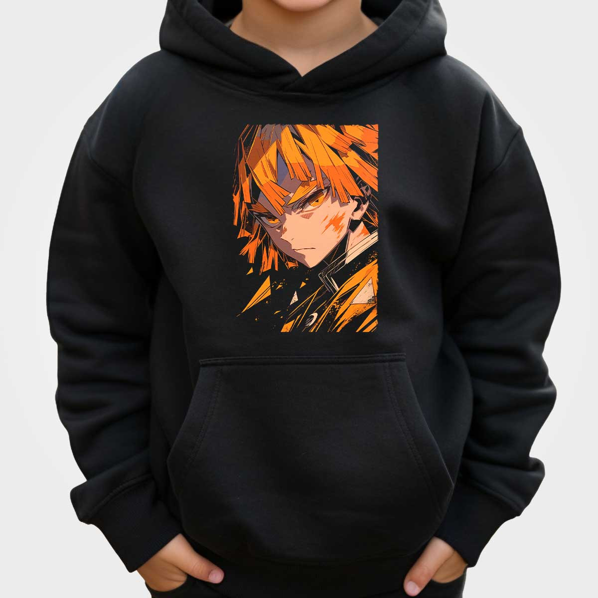 canguro-anime-unisex-zenitsu-agatsuma-rostro-en-primer-plano