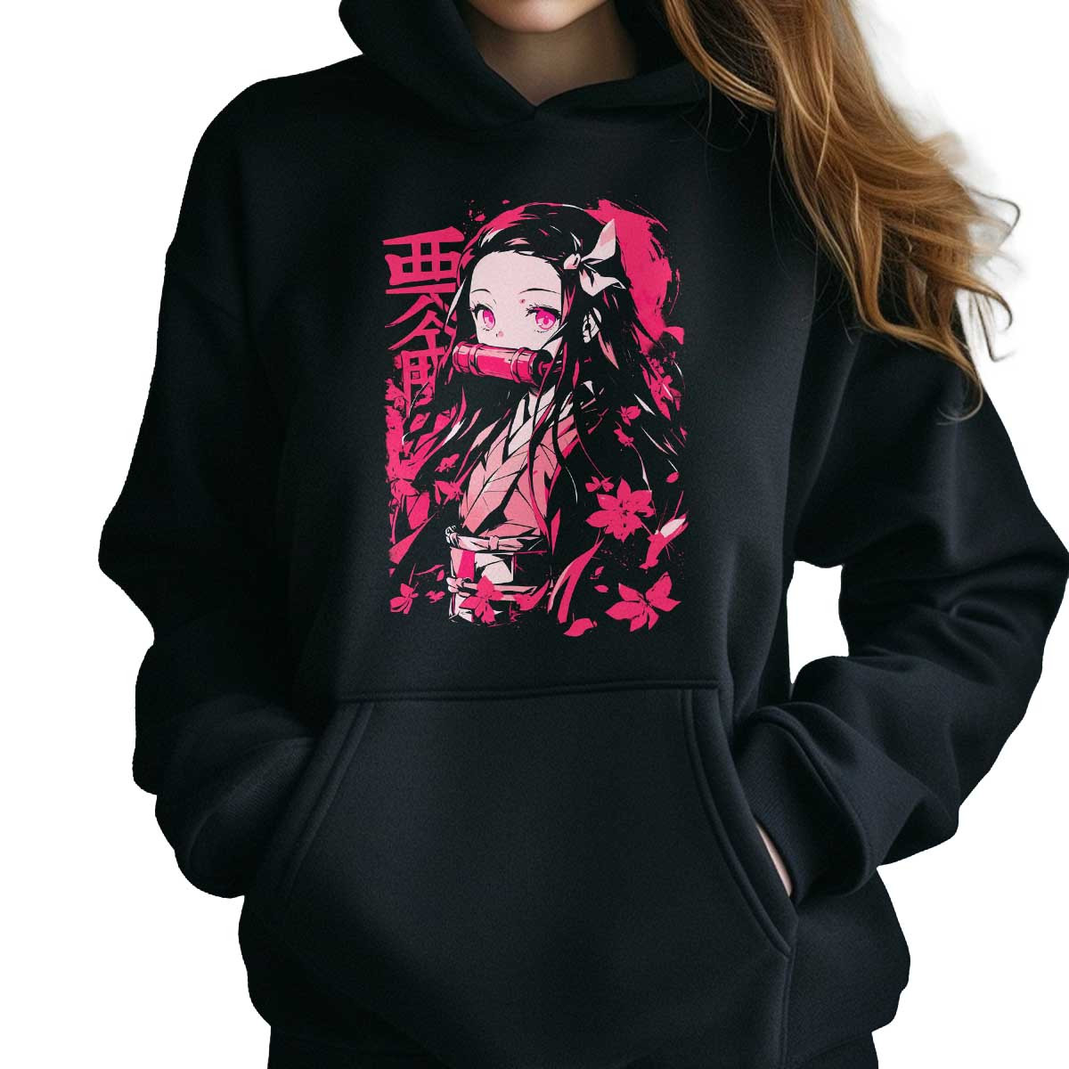 hoodie-anime-estilo-nezuko-kamado-ink