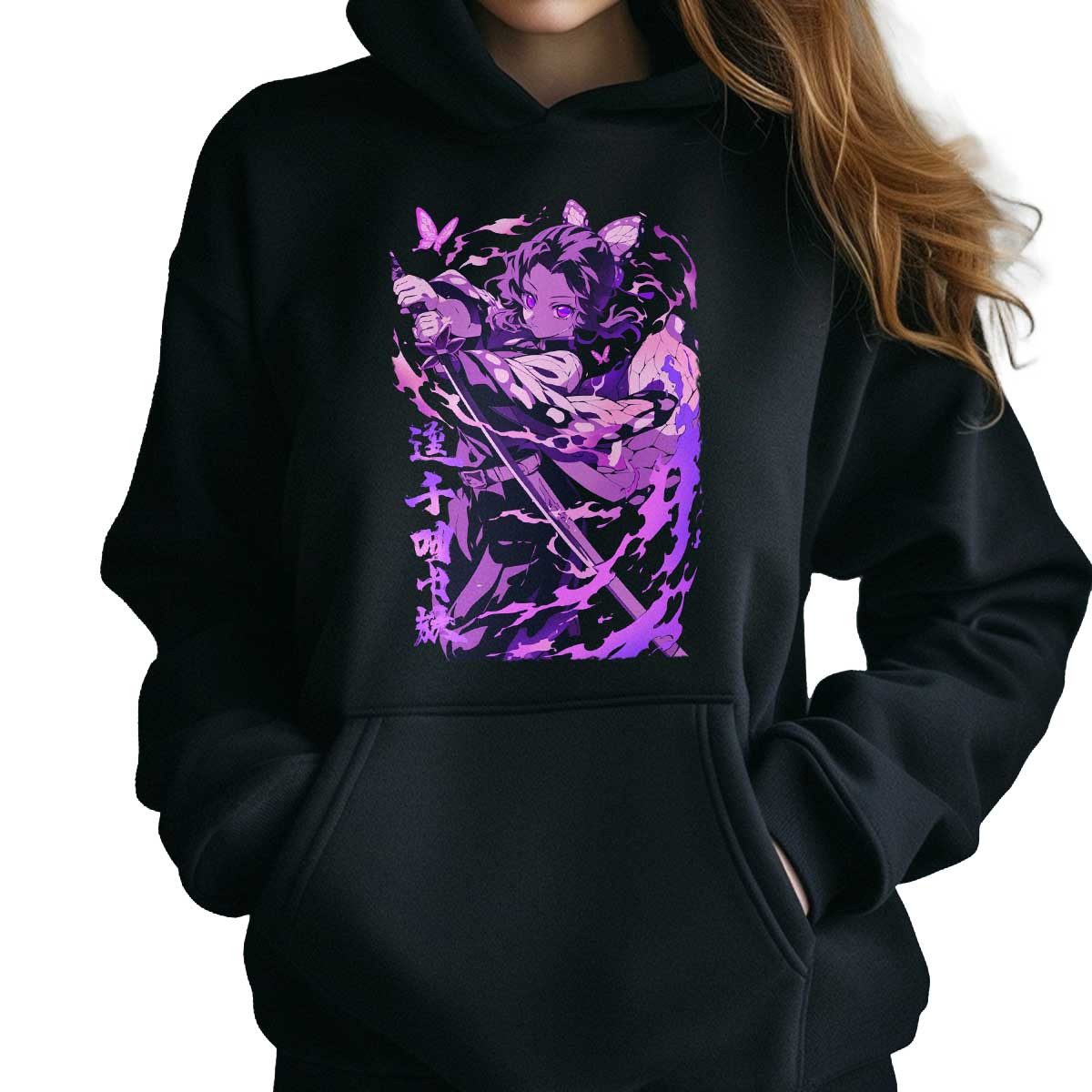 hoodie-anime-estilo-suave-arte-pop-shinobu-kocho-llamas-p-rpuras