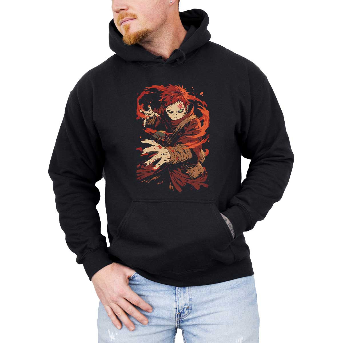 hoodie-anime-gaara-ninjutsu-de-naruto-shippuden